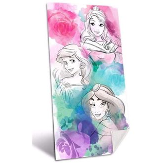 Trade Shop Trade Shop - Telo Mare In Cotone Principesse Disney Asciugamano Mare Piscina Ariel Jasmine
