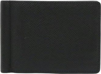 Louis Vuitton Black Taiga Leather Wallet (Authentic Pre-Loved)