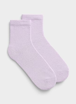 Simons Womens Solid colour ankle socks