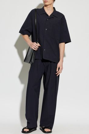 STUDIO NICHOLSON Line Trousers, Mens, Black