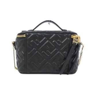 Fendi Pre-owned Calf Shoulder Bag - Dames - Pre-owned - Zwart - Maat: ONE Size Leer