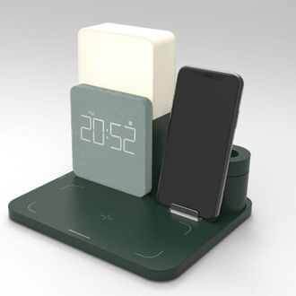 OEM Estaci&oacute;n De Carga Por Inducci&oacute;n, Cargador Inal&aacute;mbrico 3 En 1 De 15 W, Cargador R&aacute;pido Port&aacute;til Universal Para Iphone 16/15/14/13/12/11 Pro Max/x/8/sam