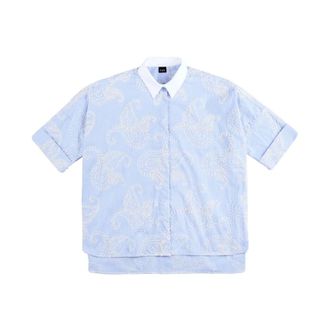 Fay Shirts, female, Blue, Size: XS Shirts