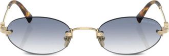 Miu Miu Eyewear Occhiali da sole MU A54S - Oro