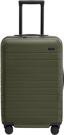 AwAy The Bigger Carry-On Flex Suitcase in Olive Green at Nordstrom