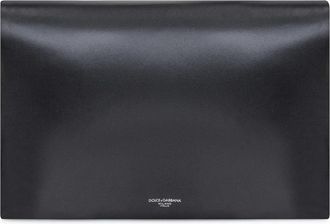 Dolce & Gabbana Lamsleren Schoudertas - Heren - Schoudertassen - Zwart - ONE Size - Leer - Tassen