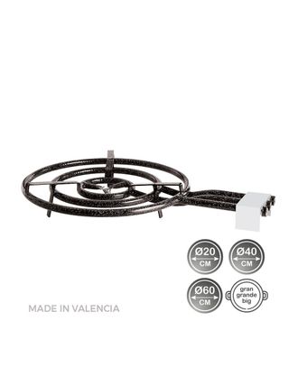 Vaello la Valenciana Br&ucirc;leur &Agrave; Gaz Butane/propane &Oslash;60cm 3 Feux. Vaello