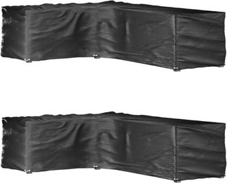 vidaXL Vidaxl - Coperture Mobili da Giardino a l 2pz 16 Occhielli 210x260x80cm