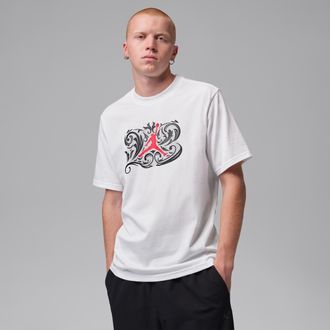 Nike Jordan Mens Jordan Sport Dri-FIT Graphic T-Shirt in White | IV2439-100