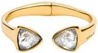 UNOde50 Bracelet with Two Green Faceted Crystals in Gold at Nordstrom, Size Medium