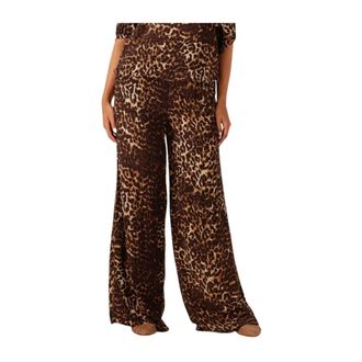 Harper & Yve Dames, Broeken, Bruin, Maat: XL Poliester