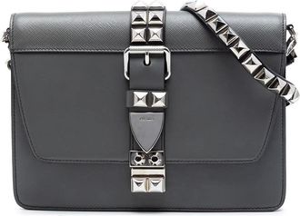Prada Pre-owned Prada City Calf and Saffiano Elektra Crossbody Ladies 85IWX0Y04OM9AX6C