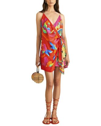 Farm Rio Farm Rio Mixed Ombre Chita Scarf Mini Dress