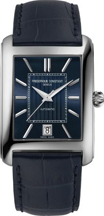 Frederique Constant Frédérique Carrée Mens Blue Watch FC-303N4C6 Leather (archived) - One Size