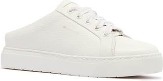 FRANKiE4 Lincoln II Sneaker Mule in White Tumbled/White at Nordstrom, Size 7.5