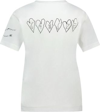 Sams&oslash;e & Sams&oslash;e Womens Sacamino Ss 11725 T-Shirt Cotton White