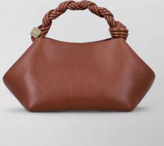 Ganni bou small recycled leather shoulder bag