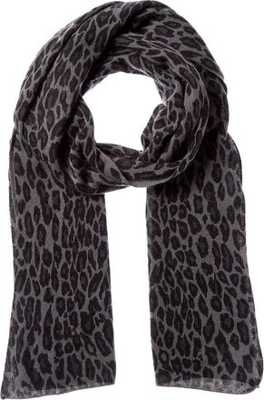 Portolano Animal Print Cashmere Scarf