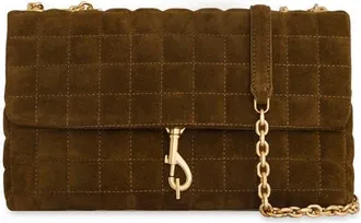 Rebecca Minkoff Medium Edie Quilted Leather Crossbody Bag in Vintage at Nordstrom