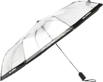 Karl Lagerfeld Umbrellas - unisex - Paraplus - Wit - ONE Size - Accessoires