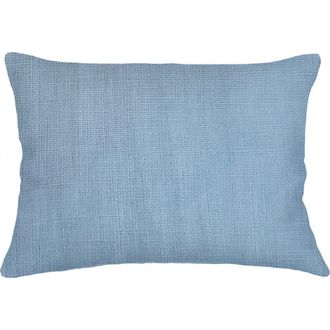 Anaya with Love So Soft Linen Pillow with Down Insert in Coastal Blue at Nordstrom, Size 1Ft 8In X 1Ft 8In