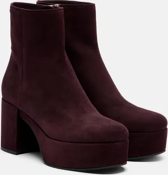 Gianvito Rossi Sally suede ankle boots