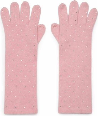 Generation Love Coco Crystal Gloves in Pink at Nordstrom