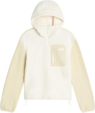 The North Face Yumiori 1/4 Zip Hood Novelty Fleecepullover f&uuml;r Damen | wei&szlig;