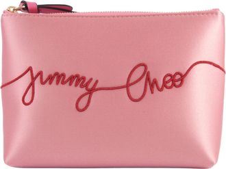Jimmy Choo London Satin Pouch (Pre-Owned)