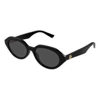 Gucci Gg2178S Zonnebril - Dames - Accessoires - Zwart - Maat: 53 MM Nylon