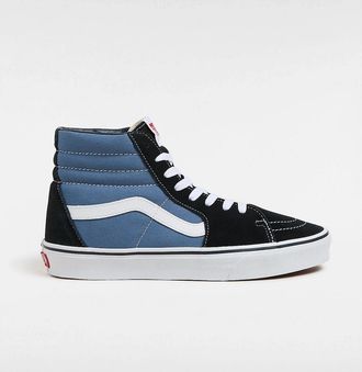 Vans Sk8-Hi VN000D5INVY Sneaker Blue Black Canvas Suede Skate Shoes