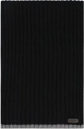 Moorer Sciarpa a coste in cashmere - Nero