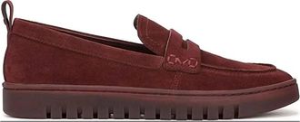 Vionic Womens Uptown Penny Loafer In Cherry Jubilee