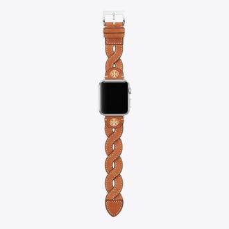 Tory Burch Womens Miller Braided Band for Apple Watch, One Size