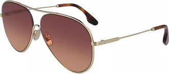 Victoria Beckham VB133S 711 Womens Sunglasses Gold Size 61