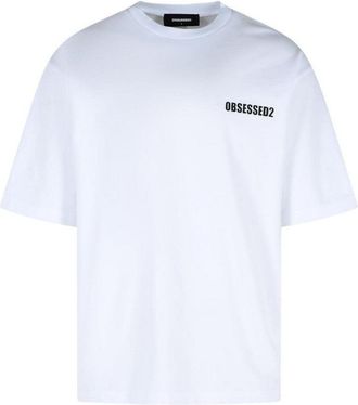 Dsquared2 Plain White Short-Sleeve T-Shirt