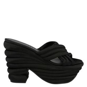 Ferragamo Rey Platform Sandals, Size 8 C