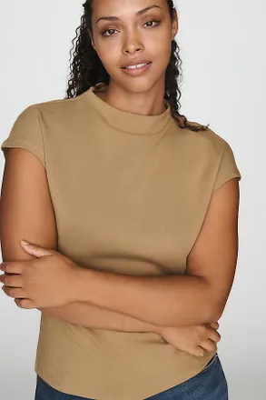 Pilcro Mock-Neck Top