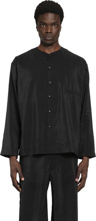 Christophe Lemaire Dry Silk V-Neck Shirt