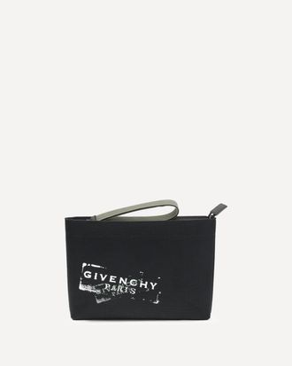 Givenchy Pouch in tessuto con logo Man UNI