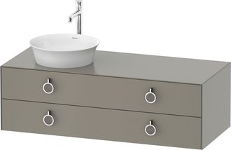 Duravit Duravit - Tulip Blanco, Mueble De Ba&ntilde;o Colgado En La Pared, Ancho