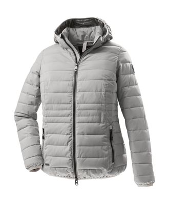 Stoy Steppjacke STOY STS 17 WMN QLTD JCKT, Damen, Gr. 46, grau (hellgrau), Oberstoff: 100% Polyester, Futter: 100% Polyester, Wattierung: 100% Polyester, J