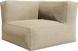 Vente-Unique Sof&aacute; de jard&iacute;n de tela - Beige - NOUMARA de MYLIA