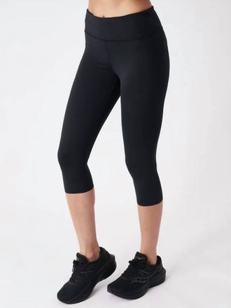 Rabbit Womens Speed Running Capris In Black
