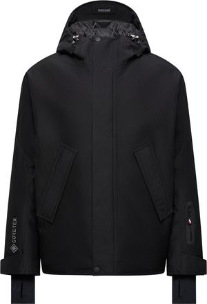 Moncler Moncler Lambir Hooded Gore-tex Ski Jacket, Men, Black, Size: 0