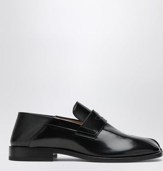 Maison Margiela Tabi loafer in black leather