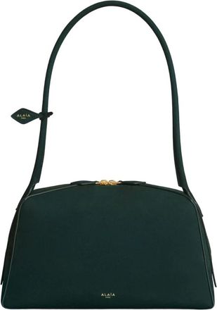 Alaia Le Click Medium Schoudertas - Dames - Schoudertassen - Groen - ONE Size - Leer - Tassen