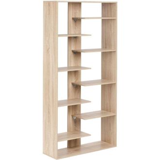 Beliani Beliani - Libreria a 8 ripiani in truciolato marrone chiaro Fontas