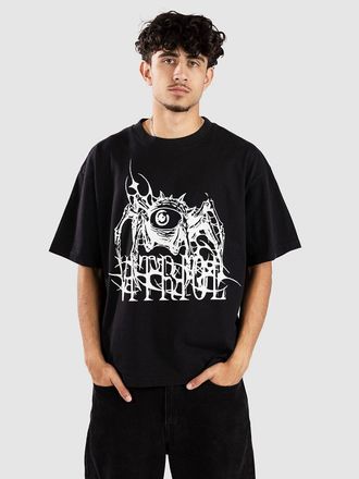 Vitriol Cyber Cryptids Cropped T-Shirt zwart