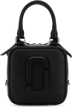 Marc Jacobs The Cube Zwarte Leren Handtas - Dames - Handtassen - Zwart - ONE Size - Leer - Tassen